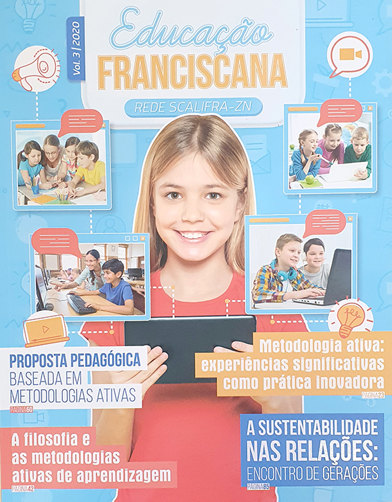 Capa da terceira edição da Revista Franciscana de Educação.